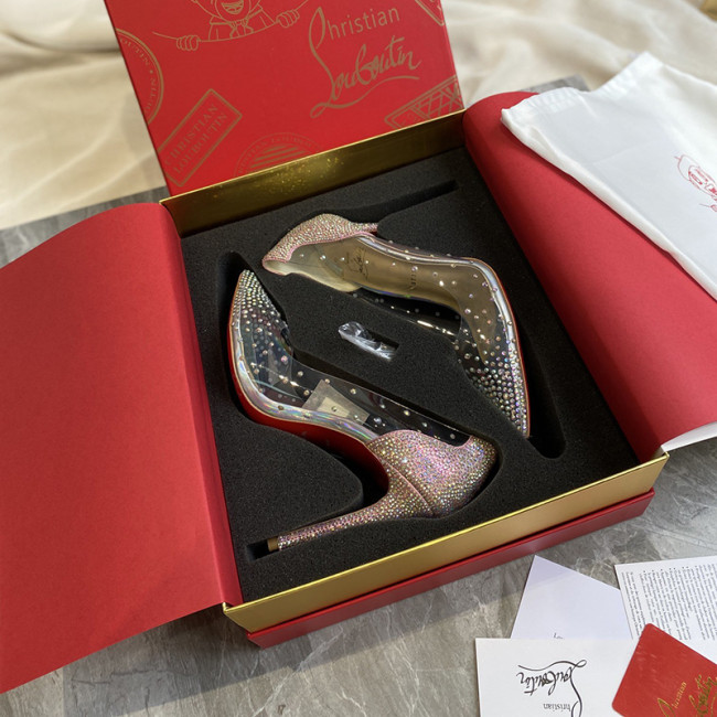 Christian Louboutin Womens Shoes Degrastrassita High Heels Shoes Pumps 10CM 1210017P539 Whatapp