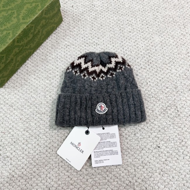 Moncler Mens Womens Hats Luxury Brand Design Moncler Knit Hat with Original Box