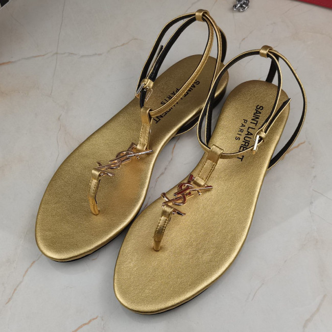 Yves Saint Laurent YSL Women Shoes Sandals Slippers Luxury Brand Genuine Leather Sole Womens Slippers with Original Box Whatapp