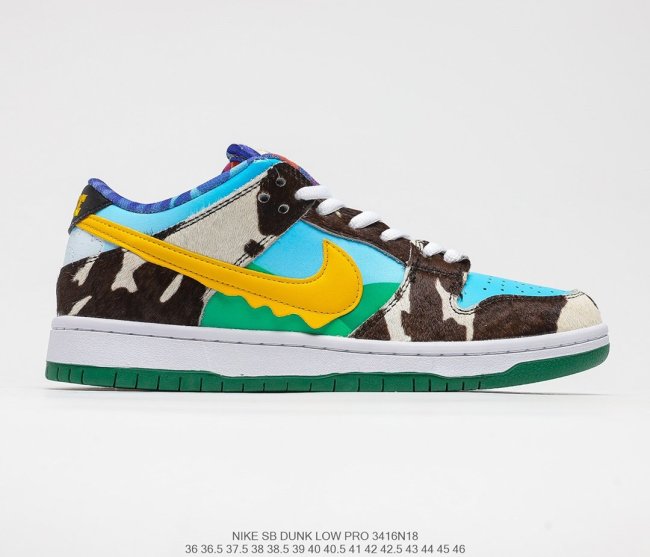 Ben & Jerry's x Nike SB Dunk Low Pro QS Chunky Dunky Sneakers Men Womens Shoes 3416N18 Whatapp