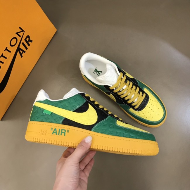 Louis Vuitton NIKE Off-White Men Shoes Fashion Sneakers Design Luxury Brand LVXNIKE Air Force Sneakers with Original Box Whatapp