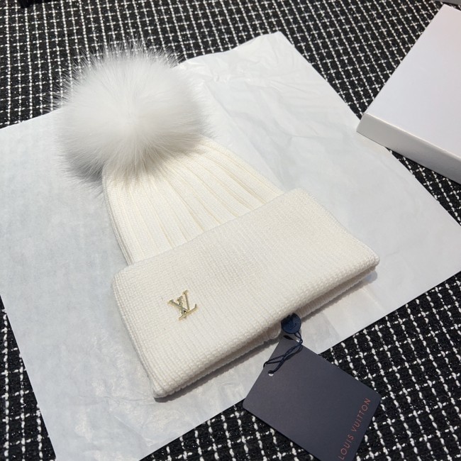 Louis Vuitton Womens Cap Knit Hat Luxury Brand with Original Box