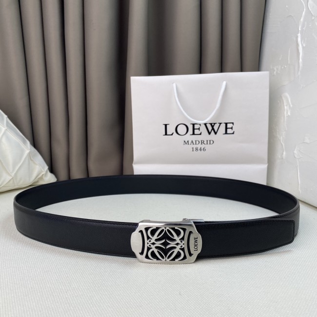 Loewe Men Leather Belt Luxury Brand Design Fashion Type with Original Box Whatapp