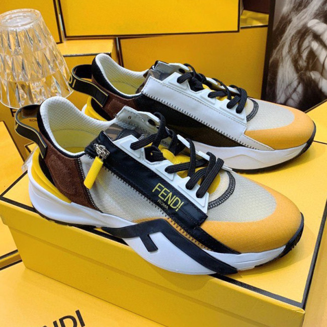 Fendi Mens Shoes Fashion Sneakers Luxury Brand Casual Fendi Flow Low-Top Sneakers Shoes for Men with Original Box Whatapp