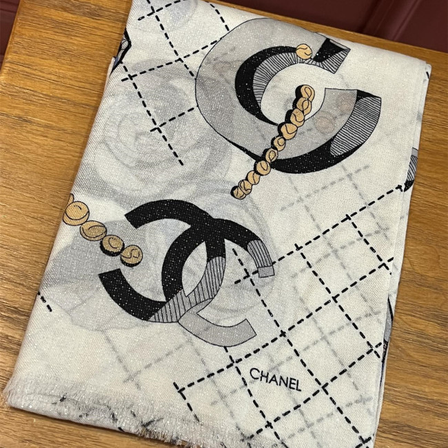 Chanel Scarves Womens Fashion Scarf with Original Box Whatapp