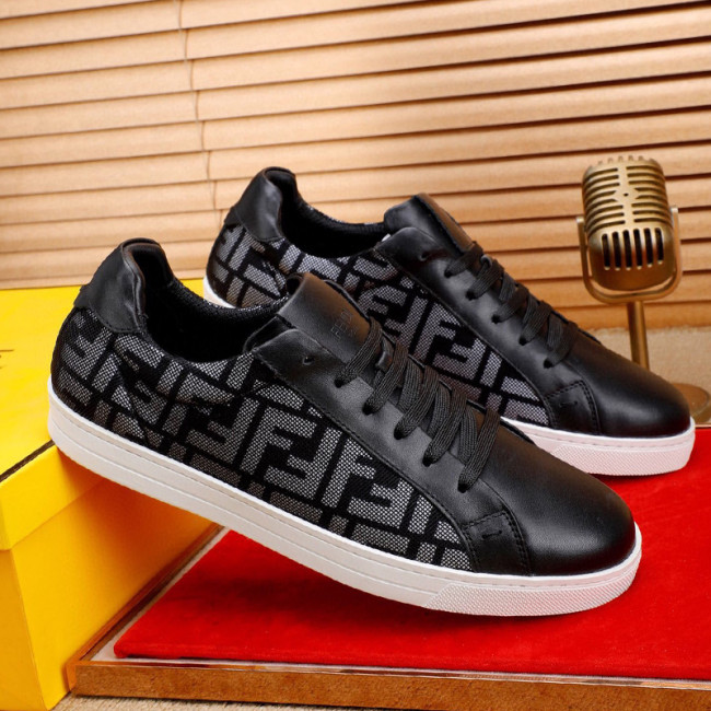 Fendi Mens Shoes Fashion Sneakers Luxury Brand Casual Shoes for Men with Original Box Whatapp