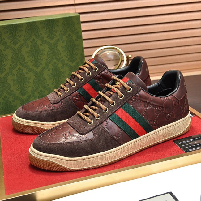 Gucci Mens Shoes Luxury Brand Men's Gucci Tennis Sneaker with Original Box Whatapp