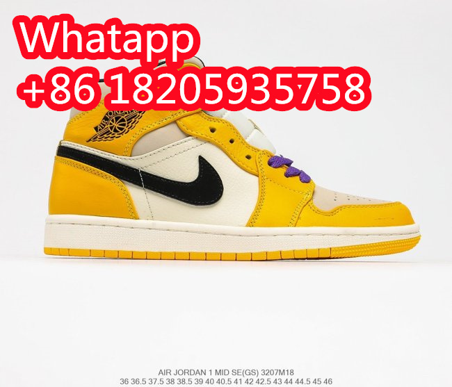 Nike Air Jordan 1 Mid AJ1 Sneakers Men Womens Shoes 3207M18 Whatapp