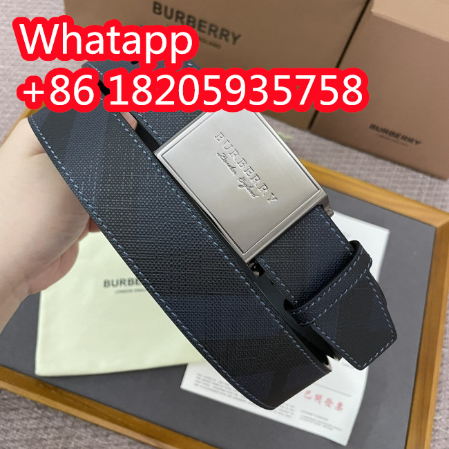 Burberry Mens Belt Luxury Brand Design Fashion Type with Original Box Whatapp