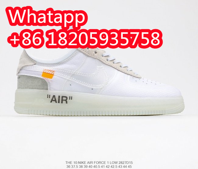 Off-White x Nike Air Force 1 Sneakers Men Womens Shoes 2827D15 Whatapp