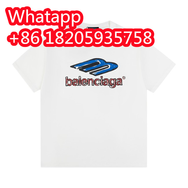 Balenciaga Luxury Brand Women Mens Short Sleeve T-Shirt Whatapp