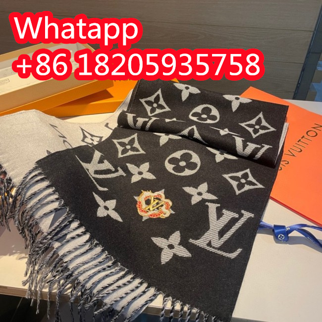 Louis Vuitton Scarves Men Womens Fashion Scarf with Original Box Whatapp