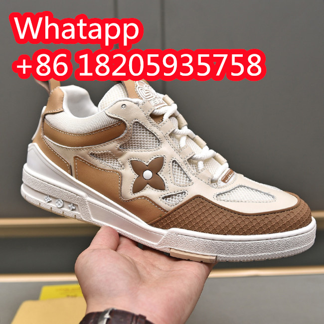 Louis Vuitton Men Shoes Fashion Sneakers Design Luxury Brand LV TRAINER SNEAKER with Original Box Whatapp