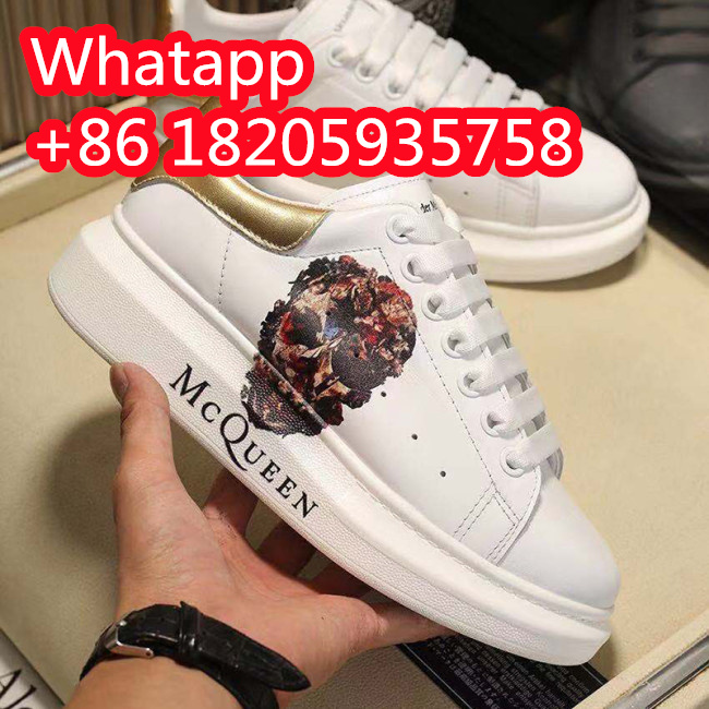 Alexander McQueen Men Shoes Fashion Design Luxury Brand Whatapp