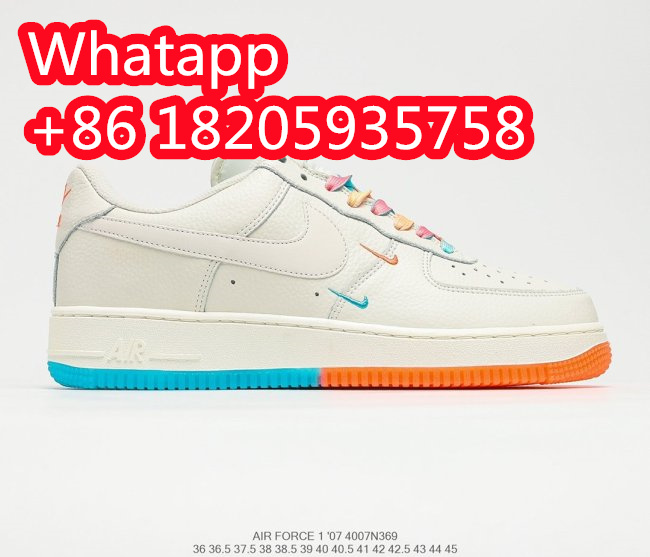 Nike Air Force 1 Low '07 Sneakers Men Womens Shoes 4007N369 Whatapp