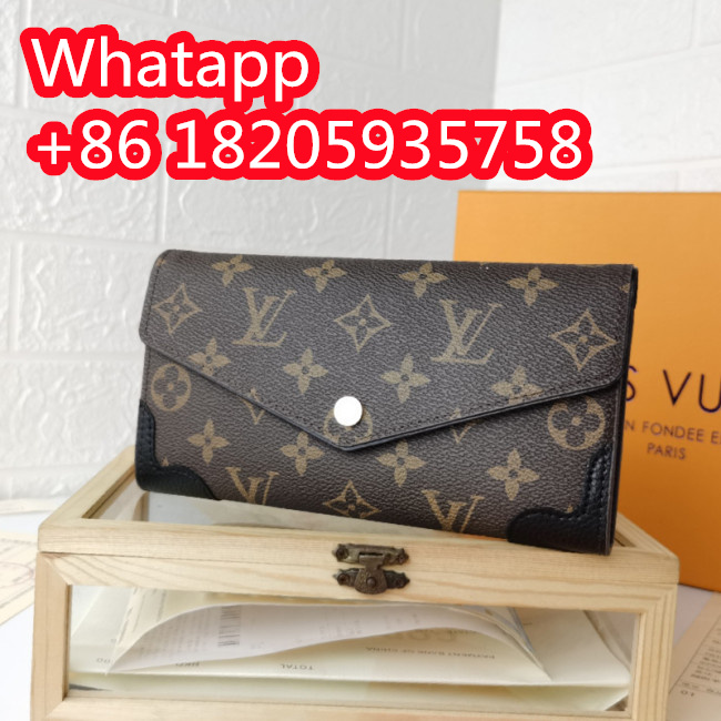 Louis Vuitton Mens Womens Wallets Purse Luxury Brand Designer Estrela Zippy Wallet M61184 with Original Box Whatapp