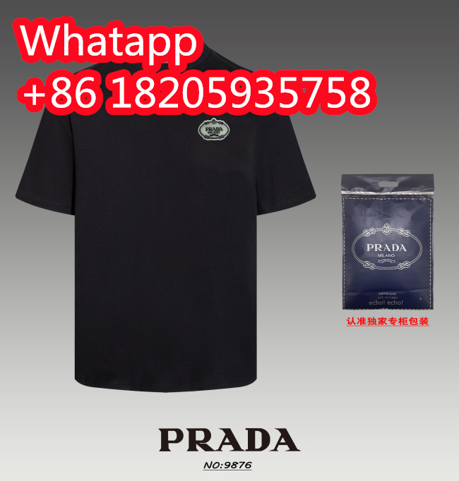 Prada Luxury Brand Men Womens Short Sleeve T-Shirt Whatapp