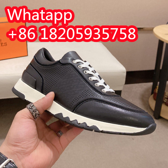 Hermes Mens Casual Shoes Fashion Sneakers Luxury Brand with Original Box Whatapp