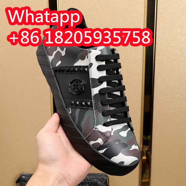 Philipp Plein Men Shoes Fashion Design Luxury Brand Whatapp