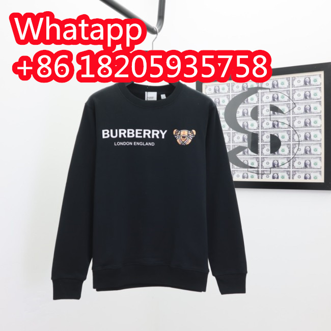 Burberry Womens Mens Long Sleeve T Shirts Sweatshirt Luxury Brand Mens Sweatshirts Whatapp