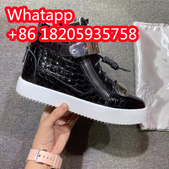 Giuseppe Zanotti Mens Shoes Luxury Brand High Top Sneakers Coby Whatapp