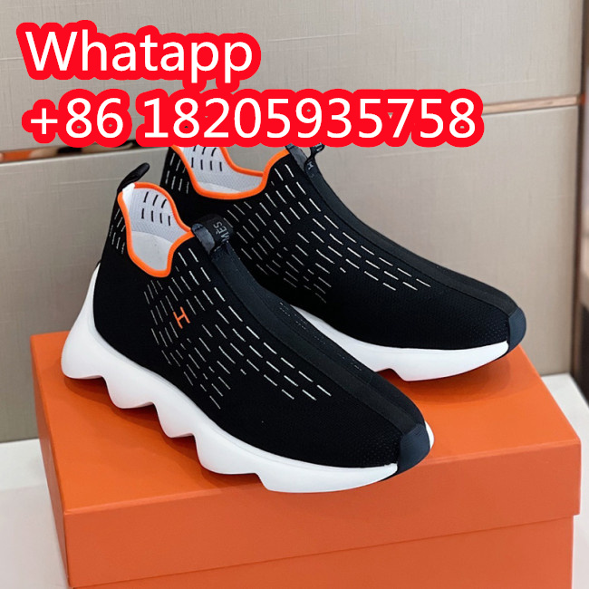 Hermes Mens Casual Shoes Fashion Sneakers Luxury Brand with Original Box Whatapp