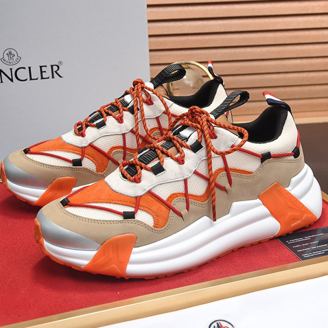 Moncler Men Shoes Sneakers Fashion Designers Luxury Brand Sports Shoes for Men Breathable with Original box Whatapp