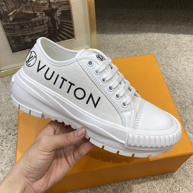 Louis Vuitton Womens Shoes Fashion Boots Luxury Brand LV SQUAD SNEAKER with Original Box 1A9424 Whatapp