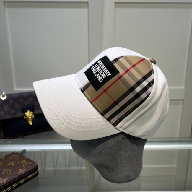 Burberry Womens Mens Cap Baseball Hat Luxury Brand with Original Box