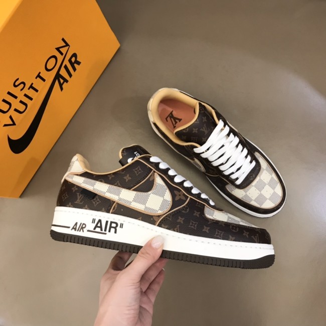 Louis Vuitton NIKE Off-White Men Shoes Fashion Sneakers Design Luxury Brand LVXNIKE Air Force Sneakers with Original Box Whatapp