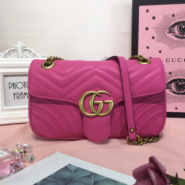 Gucci Womens Bags Shoulder Messenger Bag Luxury Brand Small GG Marmont bag with Original Box Whatapp