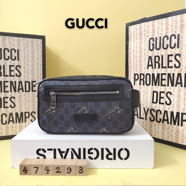 Gucci Mens Bags Crossbody Belts Bags Luxury Brand GG Supreme Canvas Bags for Men with Original Box Whatapp