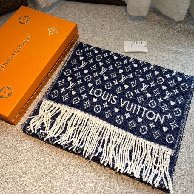 Louis Vuitton Scarves Men Womens Fashion Scarf with Original Box Whatapp