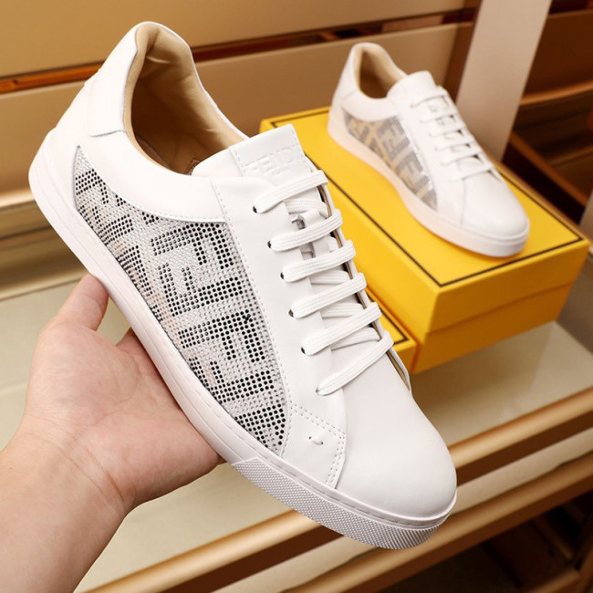 Fendi Mens Shoes Fashion Sneakers Luxury Brand Casual Shoes for Men with Original Box Whatapp