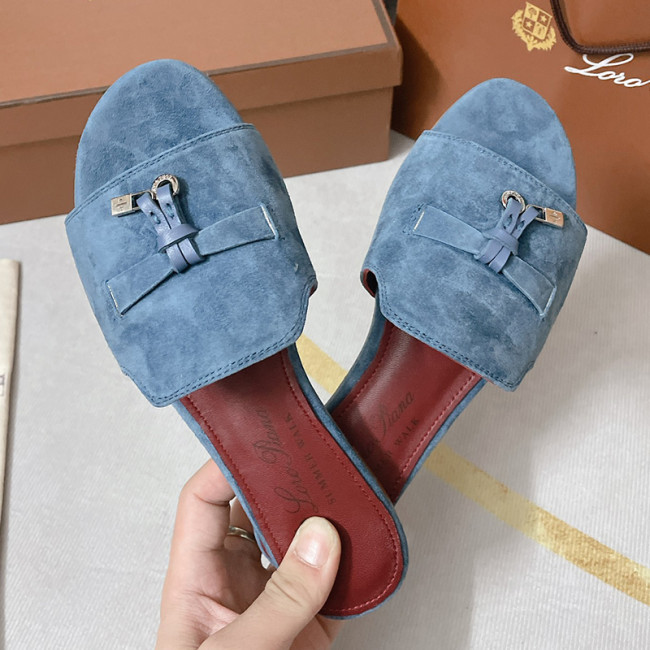 Loro Piana Womens Shoes Sandals Slippers Casual Design Luxury Brand Fashion Shoes for Women with Original Box Whatapp