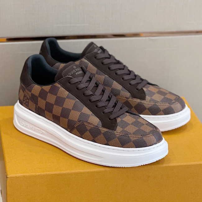 Louis Vuitton Men Shoes Fashion Sneakers RIVOLI Beverly Hills SNEAKER Luxury Brand Casual Shoes with Original Box Whatapp