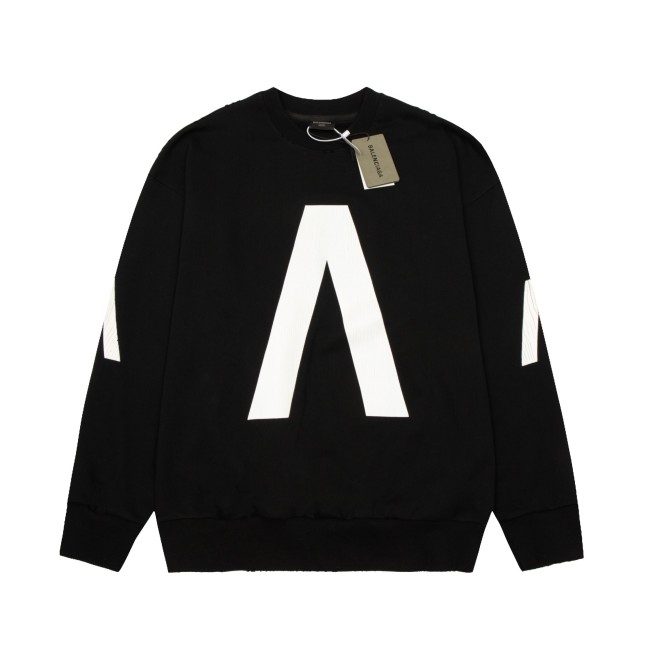 Balenciaga Womens Mens Long Sleeve T Shirts Sweatshirt Luxury Brand Mens Sweatshirt Whatapp