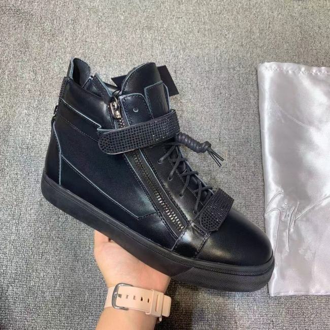 Giuseppe Zanotti Mens Shoes Luxury Brand High Top Sneakers Coby Whatapp