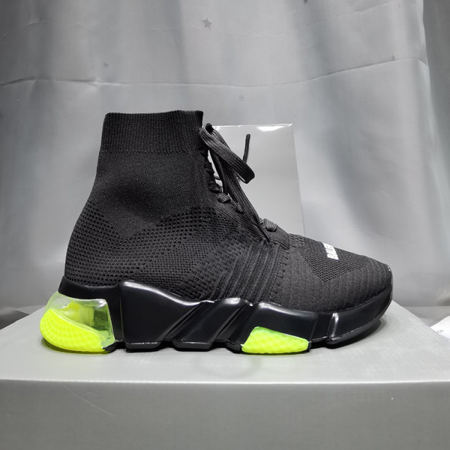 Balenciaga Men Shoes Sneakers Breathable Design Luxury Brand MEN'S SPEED 2.0 SNEAKER IN BLACK with Original Box Speed Sneakers Whatapp