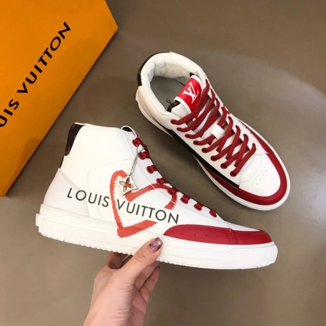 Louis Vuitton Men Shoes Fashion Sneakers Luxury Brand Mens Charlie Sneaker Casual Shoes with Original Box Whatapp