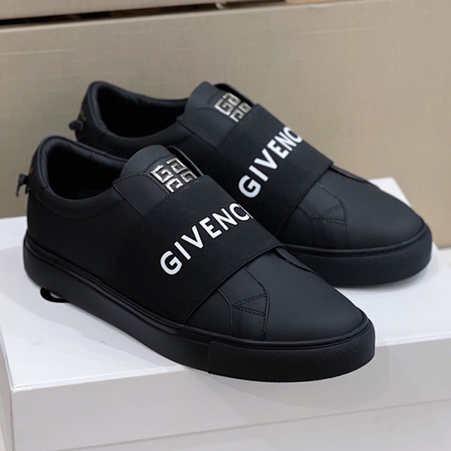 Givenchy Men Shoes Fashion Type Luxury Brand GIVENCHY SNEAKERS IN LEATHER WITH LATEX BAND with Original Box Whatapp