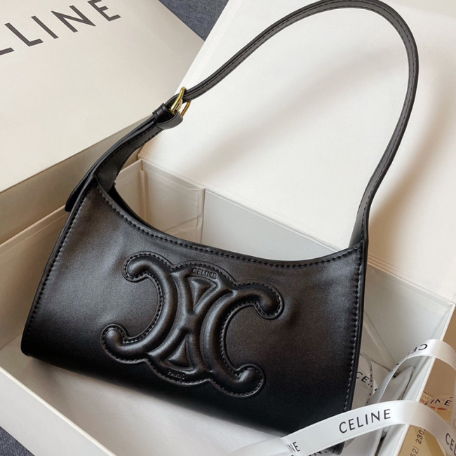 Celine Womens Bags Crossbody Design Luxury Brand CROSSBODY OVAL PURSE CUIR TRIOMPHE IN SMOOTH CALFSKIN with Original Box Whatapp