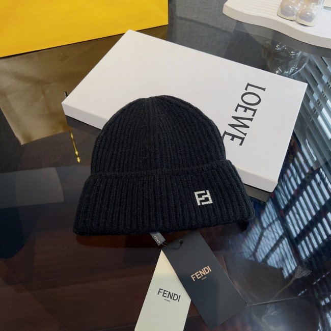 Fendi Men Womens Knit Hat Luxury Brand Design Fendi Cap with Original Box