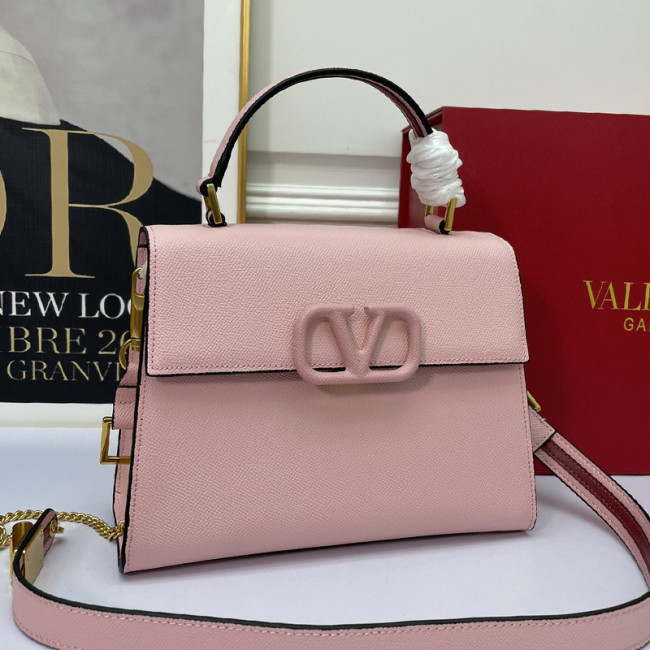 Valentino Womens Bags Crossbody Bags Handbags Luxury Brand MEDIUM VSLING GRAINY CALFSKIN HANDBAG with Original Box Whatapp