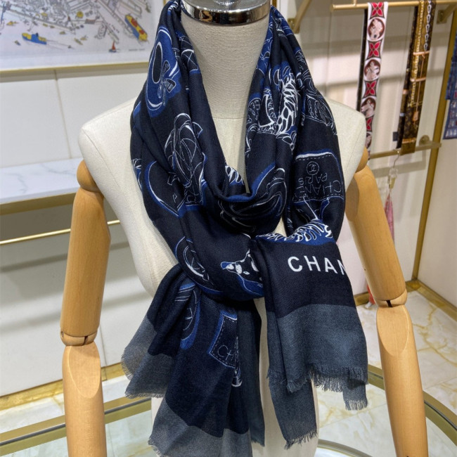 Chanel Scarves Womens Fashion Scarf with Original Box Whatapp