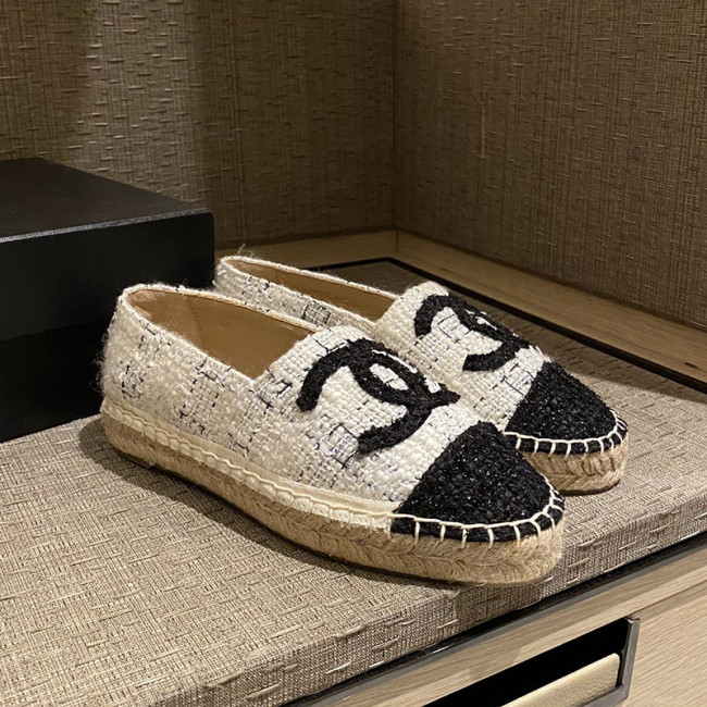 Chanel Women Shoes Fashion Espadrille Luxury Brand Casual Shoes for Women ESPADRILLE with Original Box Espadrilles Whatapp