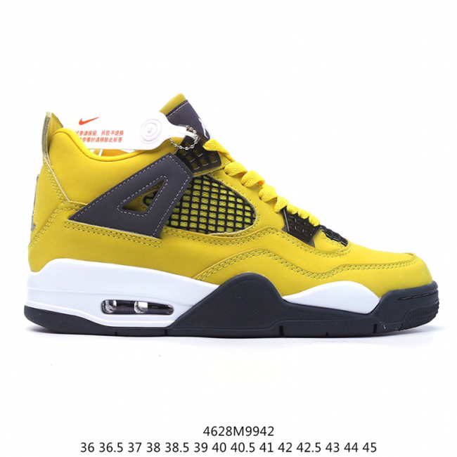 Air Jordan 4 Retro LS Lightning AJ4 Men Womens Shoes Sneakers with Original Box 4628M9942 Whatapp