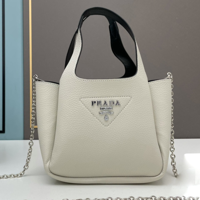 Prada Womens Shoulder Bags Leather Shopping Bag with Original Box Whatapp