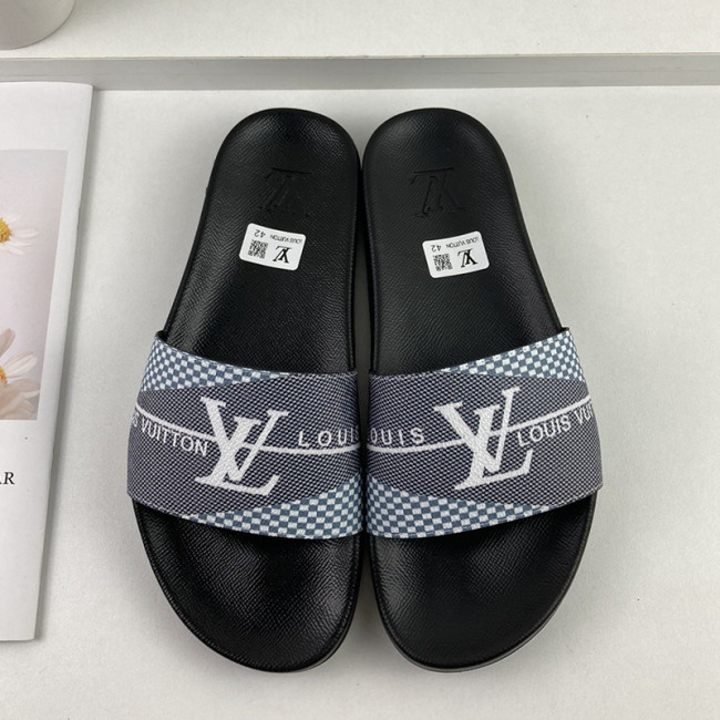 Louis Vuitton Men Shoes Slippers Sandals Flip Flop Luxury Brand WATERFRONT MULE with Original Box Whatapp