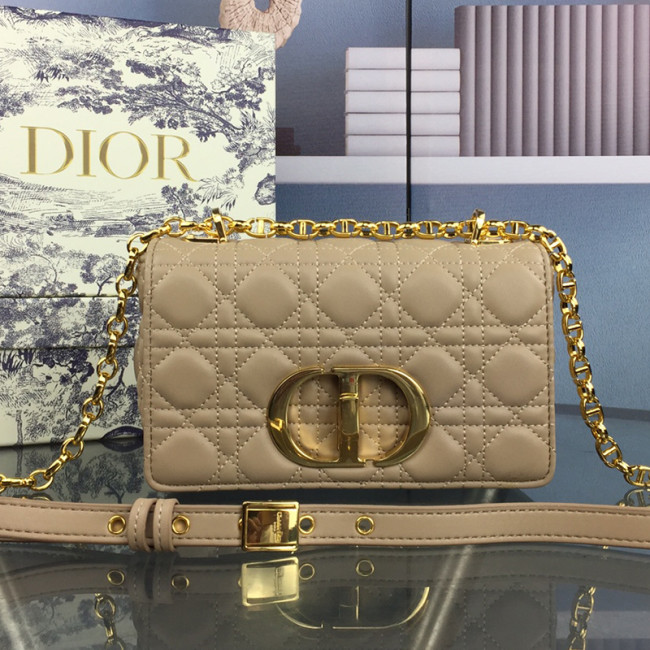 Dior Womens Bags Crossbody Bag LARGE DIOR CARO BAG Luxury Brand Cannage Calfskin with Original Box Whatapp